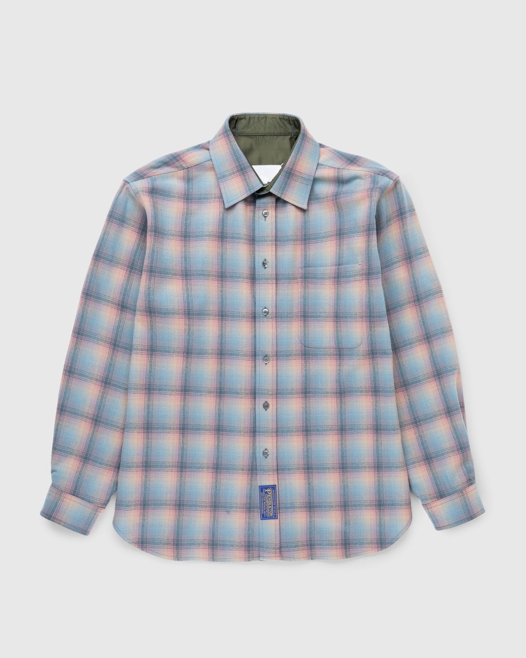 Maison Margiela – Long-Sleeve Button-Down Shirt Pink - Longsleeves - Pink - Image 1