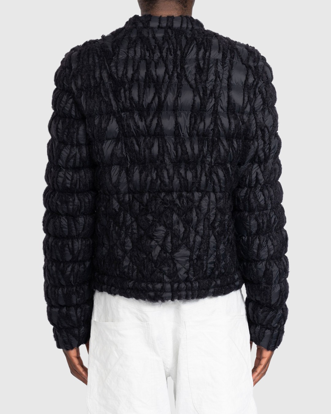 Trussardi – Embroidered Nylon Jacket Black - Down Jackets - Black - Image 4