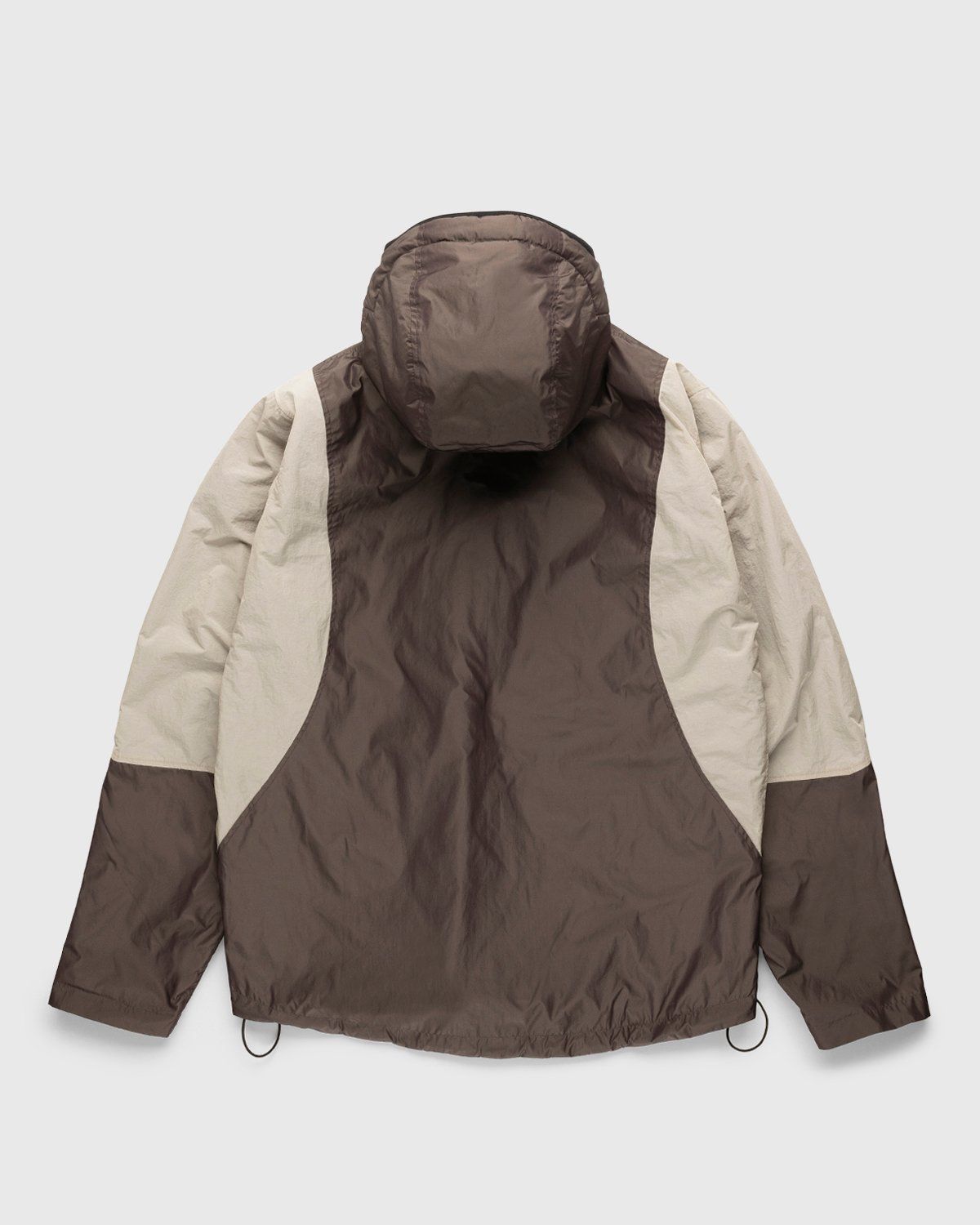 Arnar Mar Jonsson – Texlon Composition Outerwear Jacket Beige Chocolate Black - Outerwear - Black - Image 2