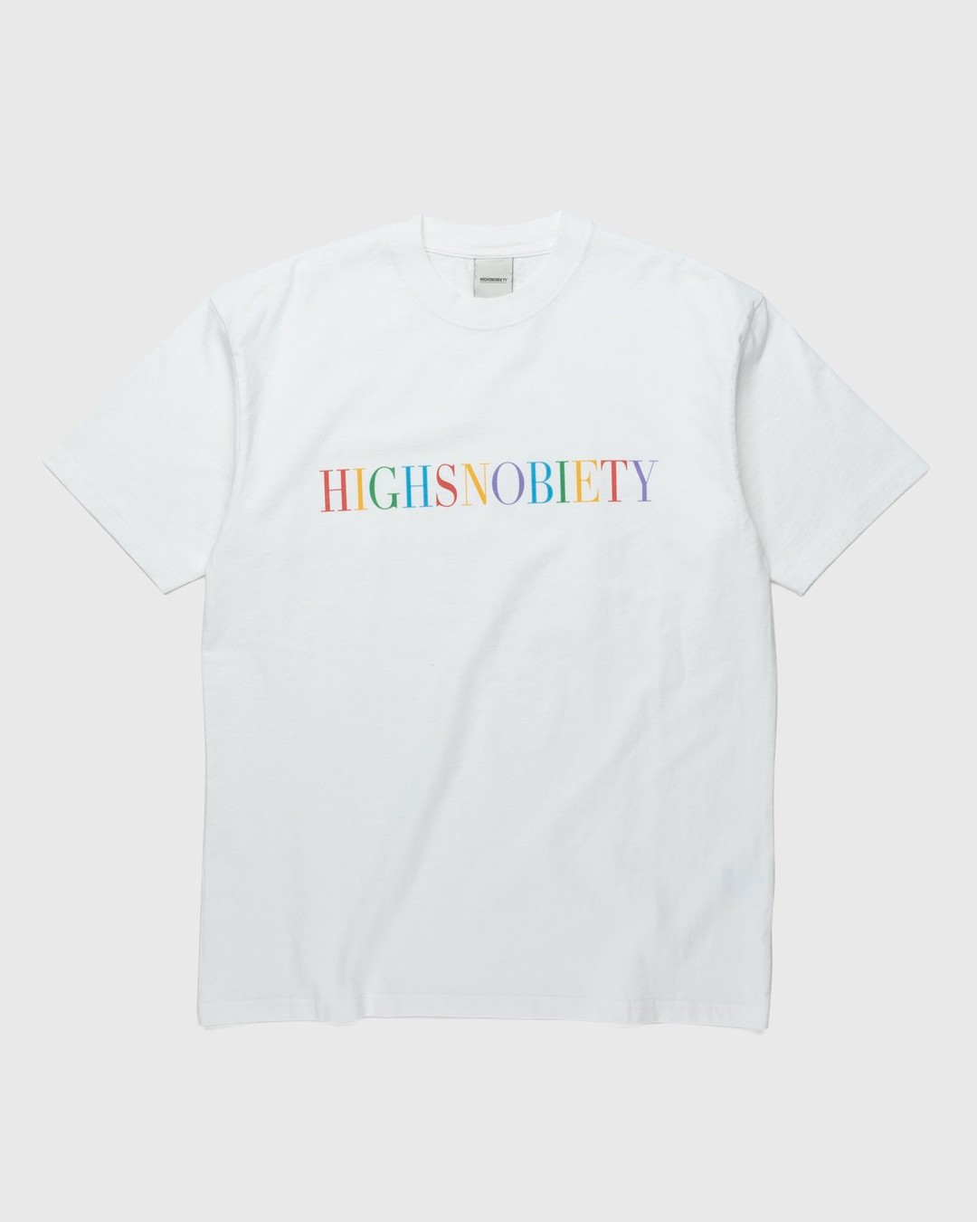 Highsnobiety – Rainbow T-Shirt White - Tops - White - Image 1