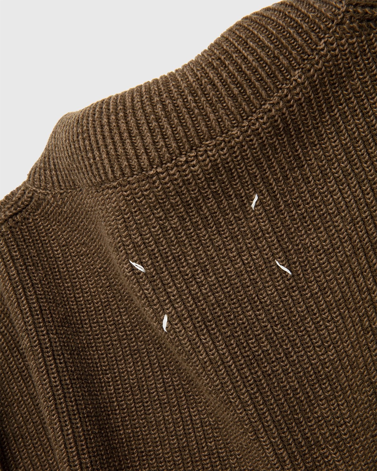 Maison Margiela – Pullover Olive - Knitwear - Green - Image 4