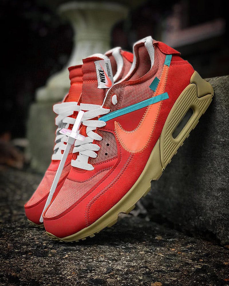 Red Off-White x Nike Air Max 90 Could Be Dropping This Year