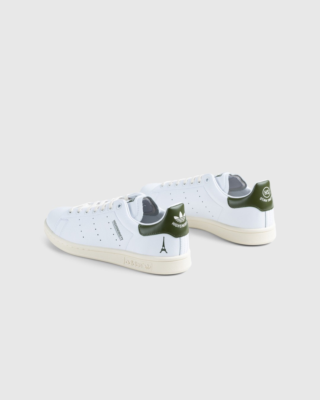 Adidas x Highsnobiety – Not In Paris Stan Smith White/Green - Shoes - White - Image 4
