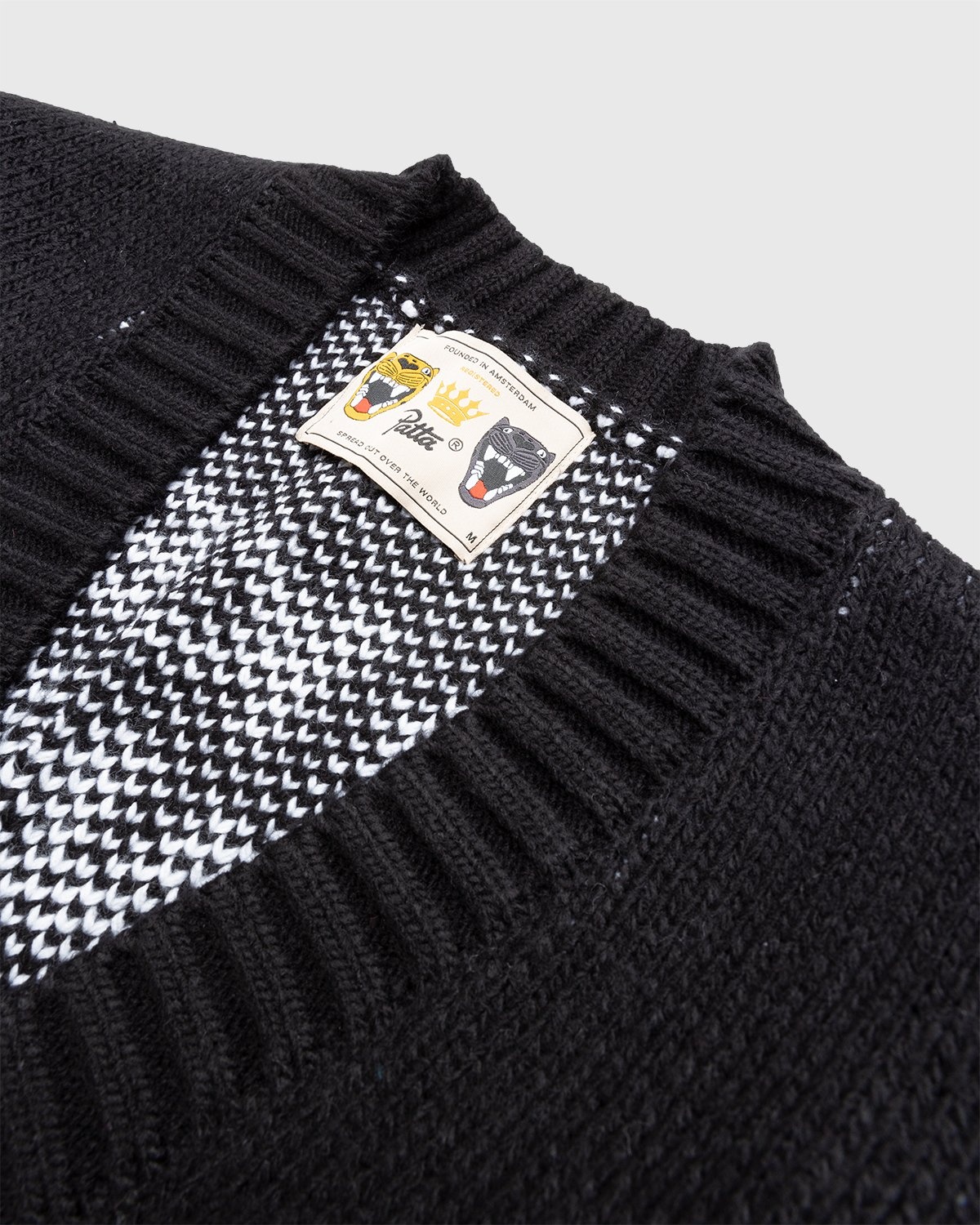 Patta – Roses Knitted Cardigan Black - Knitwear - Black - Image 3
