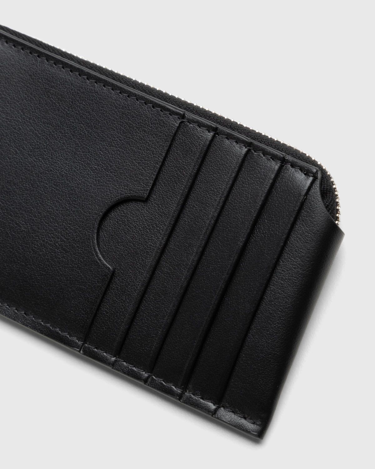 Acne Studios – Leather Zip Wallet Black - Wallets - Black - Image 4