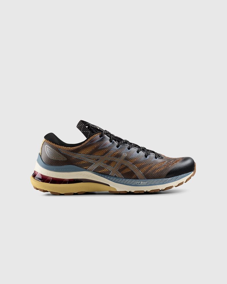 FN3-S Gel Kayano 28 Anthracite/ Antique Gold