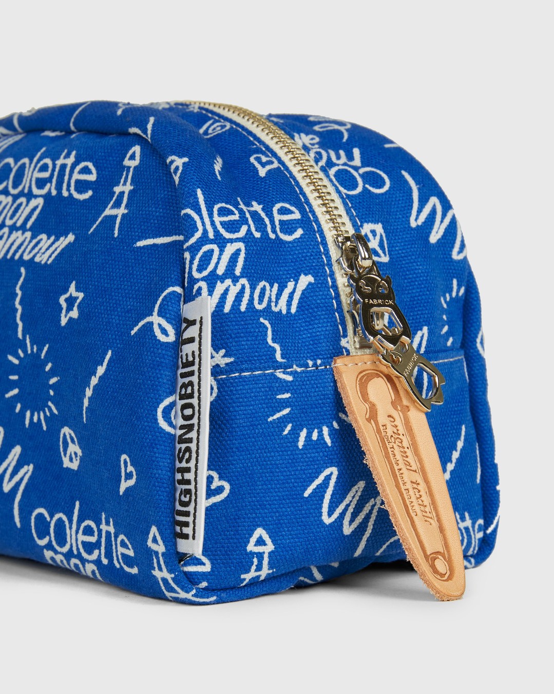 Colette Mon Amour – FABRICK Travel Pouch Blue - Bags - Blue - Image 3