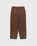 Highsnobiety HS05 – Reverse Twill Baggy Trouser Brown - Pants - Brown - Image 2