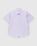 Martine Rose – Classic Short-Sleeve Button-Down Shirt Lilac and White Stripe