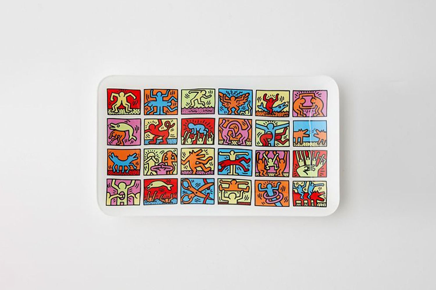 Keith Haring Glass Tray