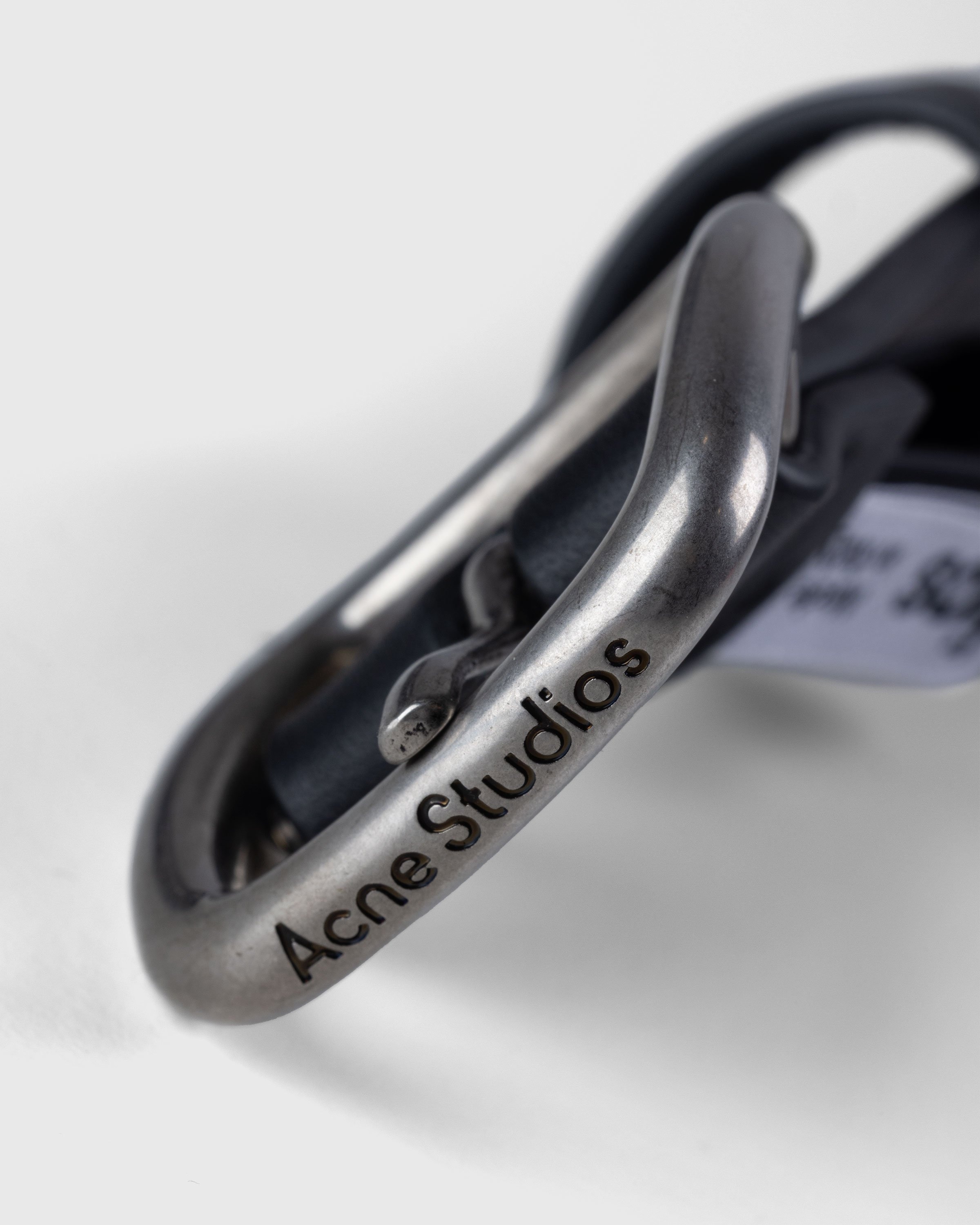 Acne Studios – Leather Buckle Belt Black - Belts - Black - Image 3