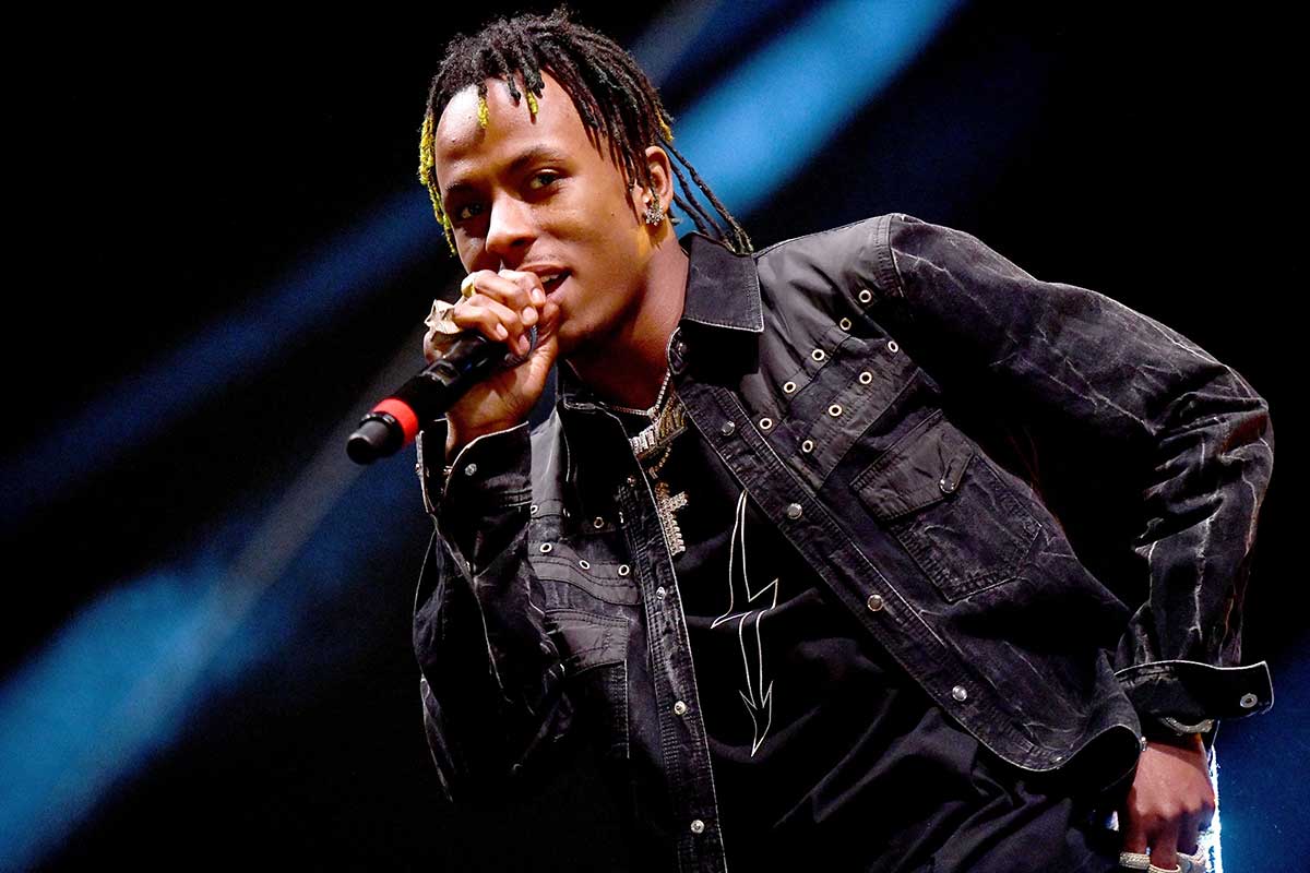 Rich the Kid performing on stage