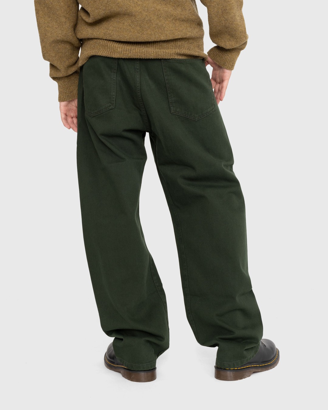 Lemaire – Twisted Belted Pants Green - Pants - Green - Image 3