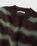 Acne Studios – Striped Fuzzy Sweater Brown/Military Green - Knitwear - Brown - Image 3