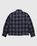 Highsnobiety – Plaid Zip Shirt Blue Black - Shirts - Blue - Image 2