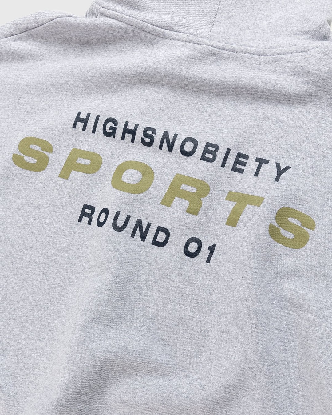 Highsnobiety – HS Sports Round 01 Hoodie Grey - Sweats - Grey - Image 7