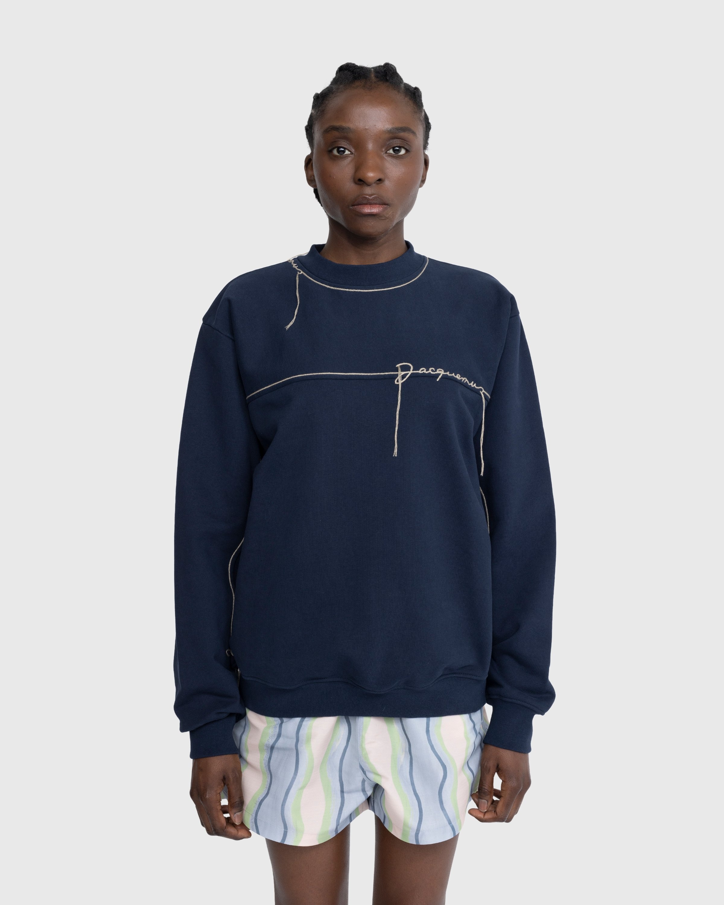 JACQUEMUS – Le Sweatshirt Fio Blue | Highsnobiety Shop