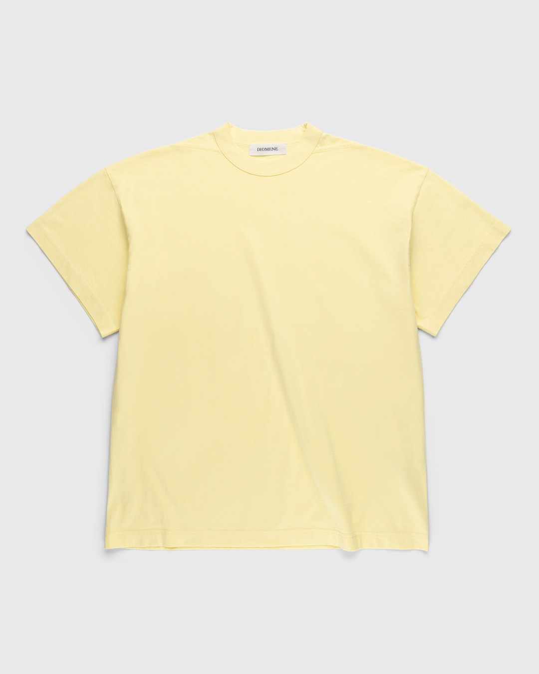 Diomene by Damir Doma – Cotton Crewneck T-Shirt Lemonade - Tops - Yellow - Image 1