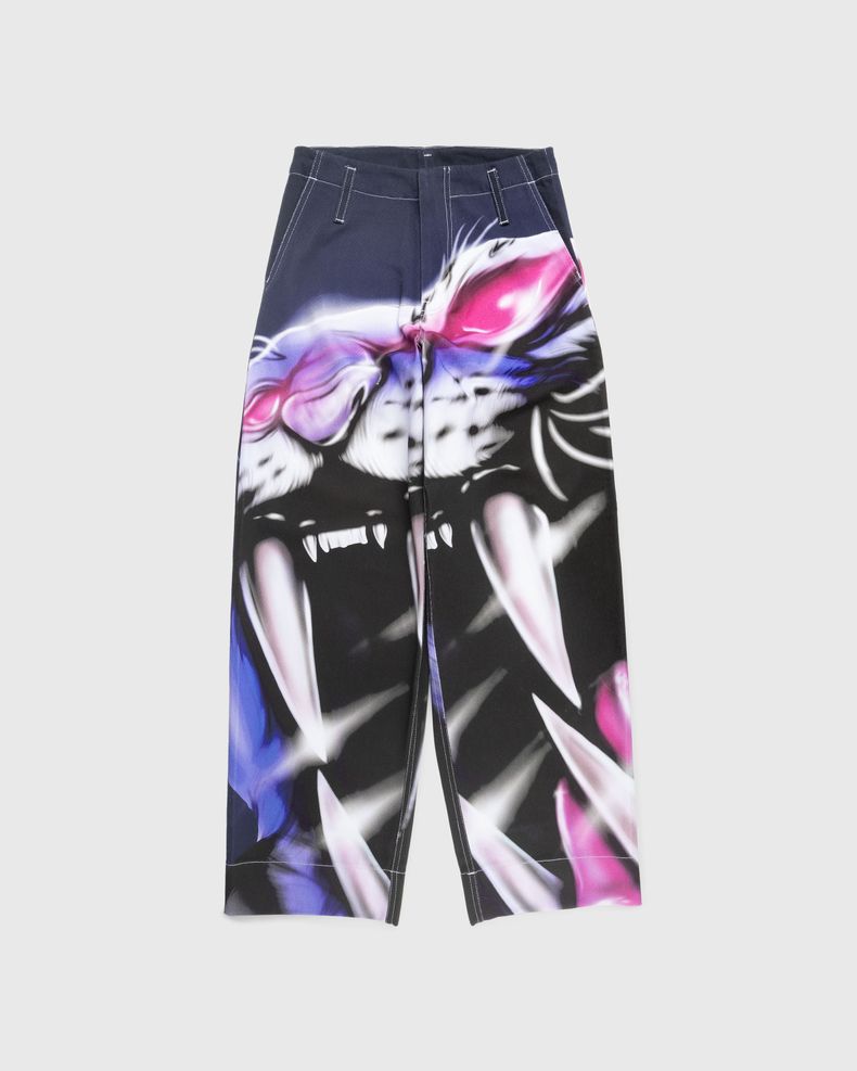 Printed Jeans Navy/Lilac