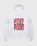 Off-White – Support Post-Modern Hoodie White/Red - Hoodies - White - Image 1
