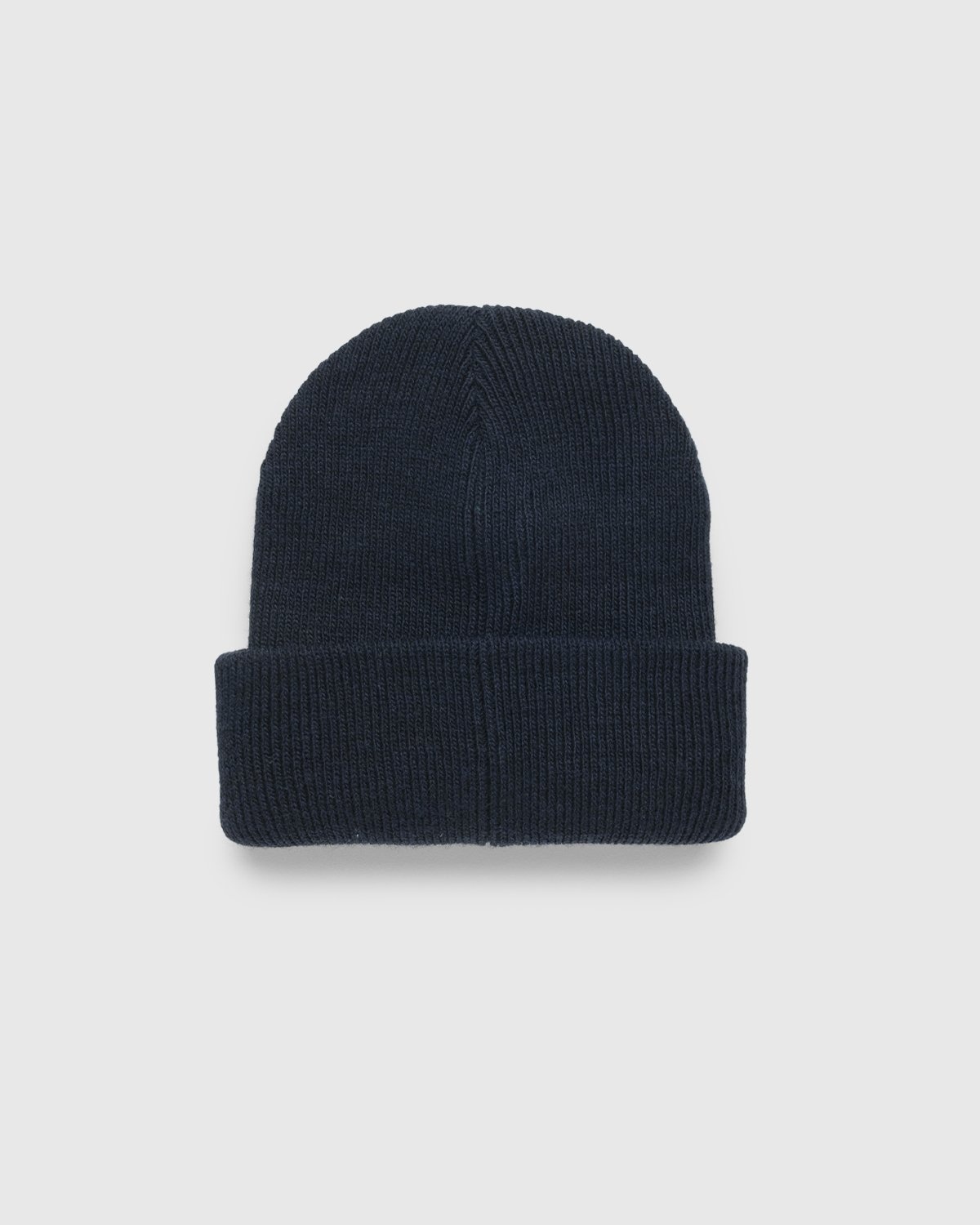 Highsnobiety – Watch Logo Staples Beanie Navy - Hats - Blue - Image 2