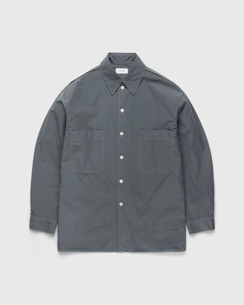 Lemaire – Cotton Poplin Shirt Grey