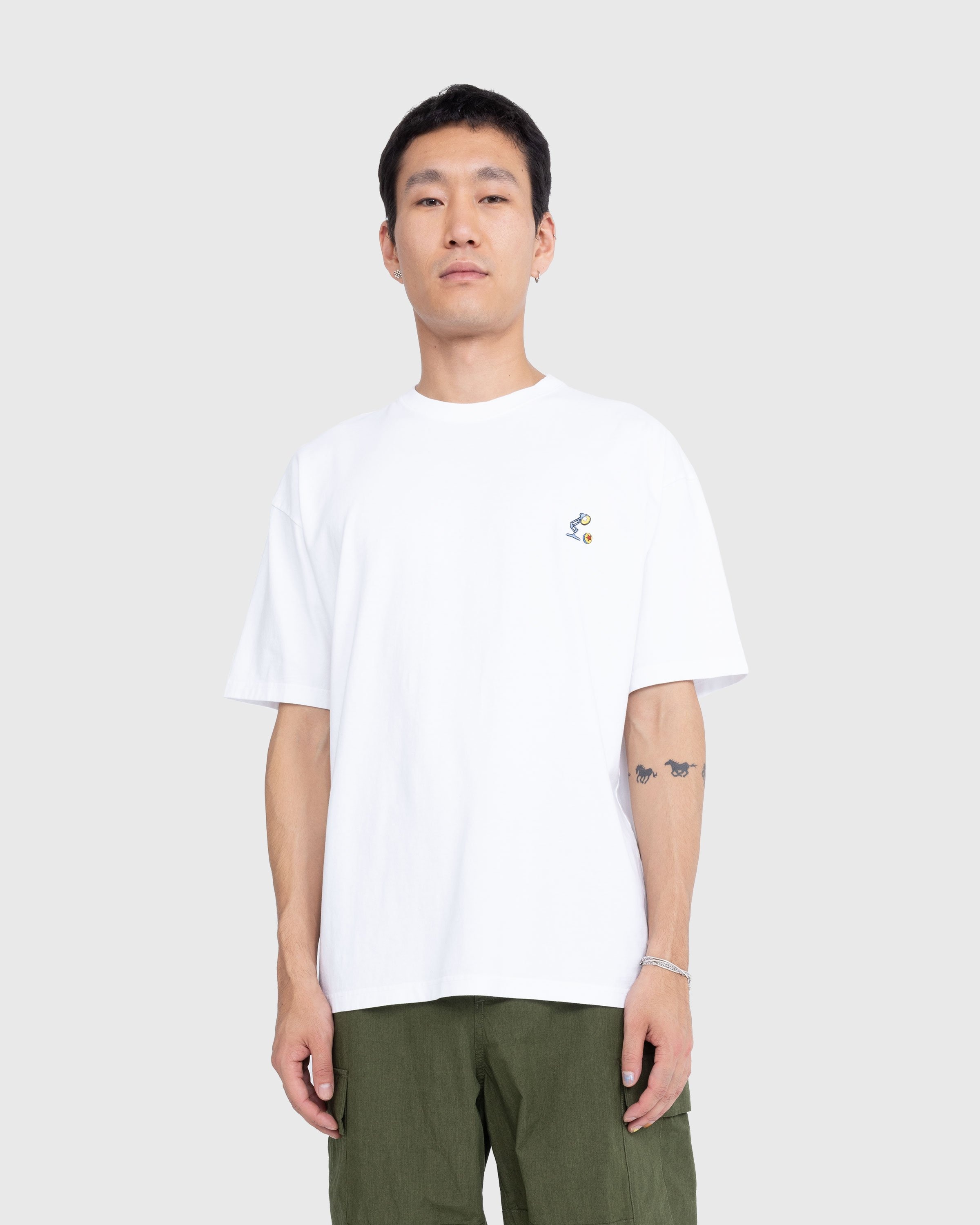 Highsnobiety x Pixar – Logo T-Shirt White  - Tops - White - Image 3