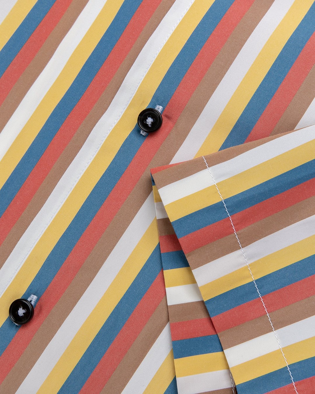 Jil Sander – Striped Vacation Shirt Red/White - Shirts - Red - Image 6