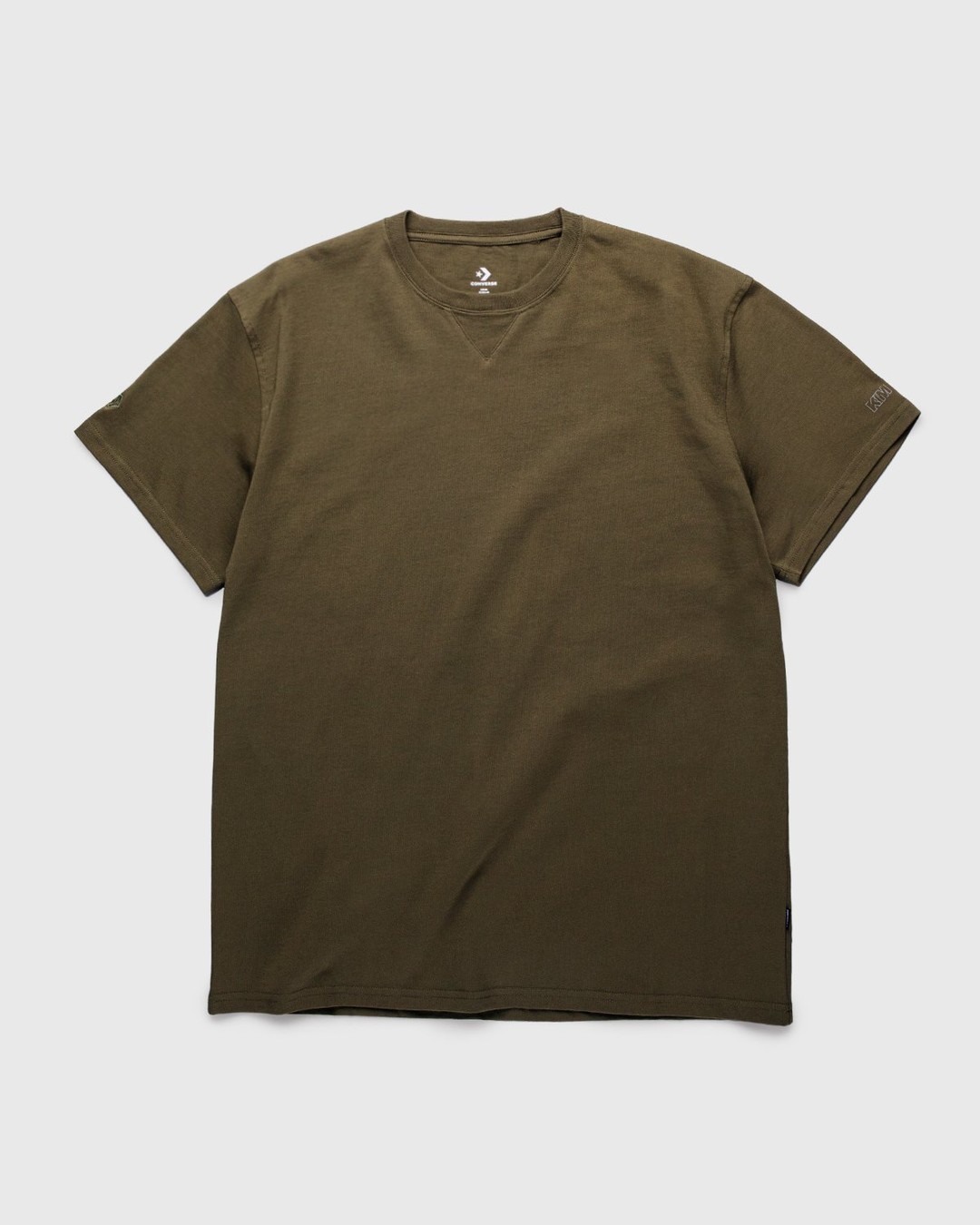 Converse x Kim Jones – T-Shirt Burnt Olive - T-shirts - Green - Image 1