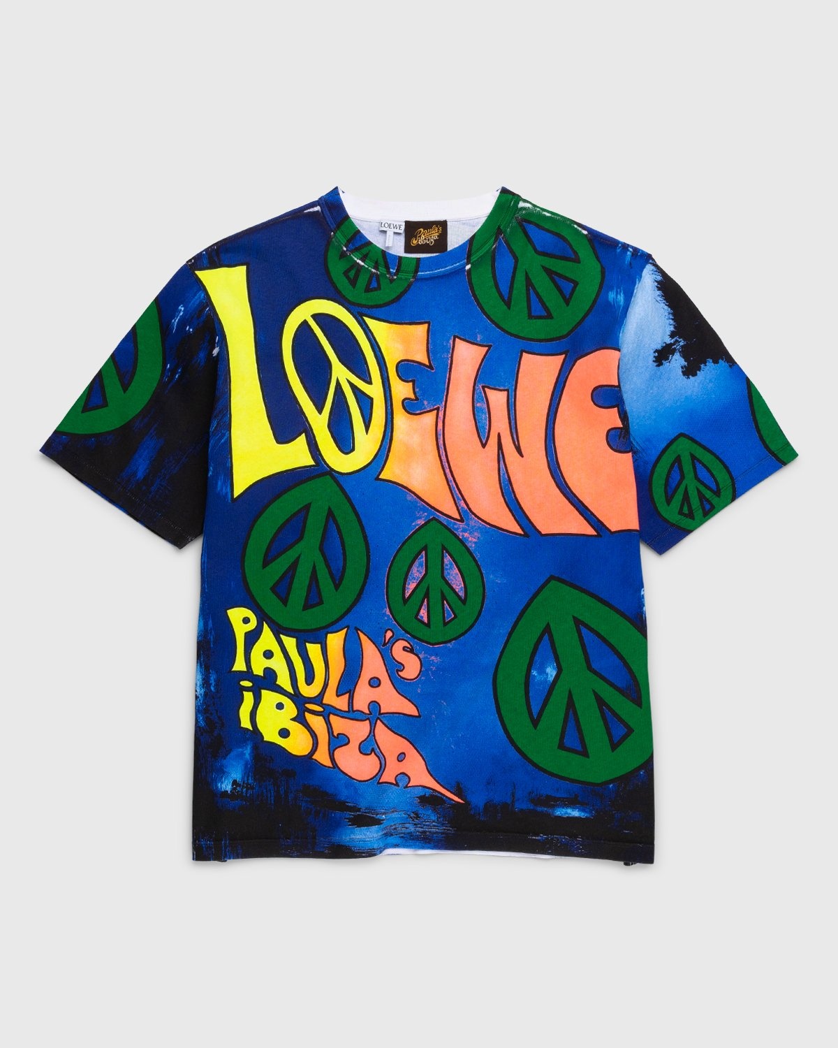 Loewe – Paula's Ibiza Peace Print T-Shirt Multi - Tops - Multi - Image 1