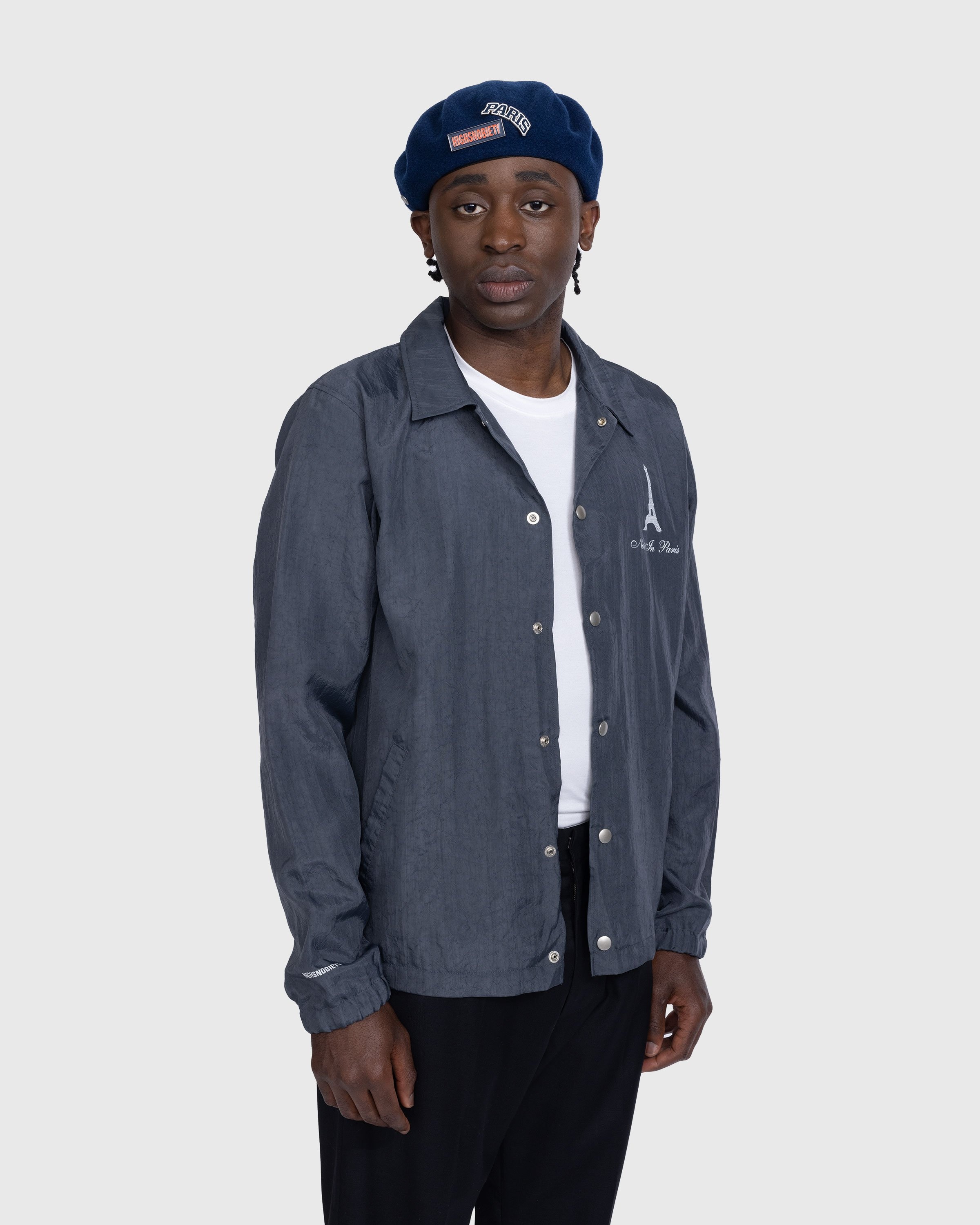 Highsnobiety – Not in Paris 5 Coach Jacket - Outerwear - Grey - Image 3