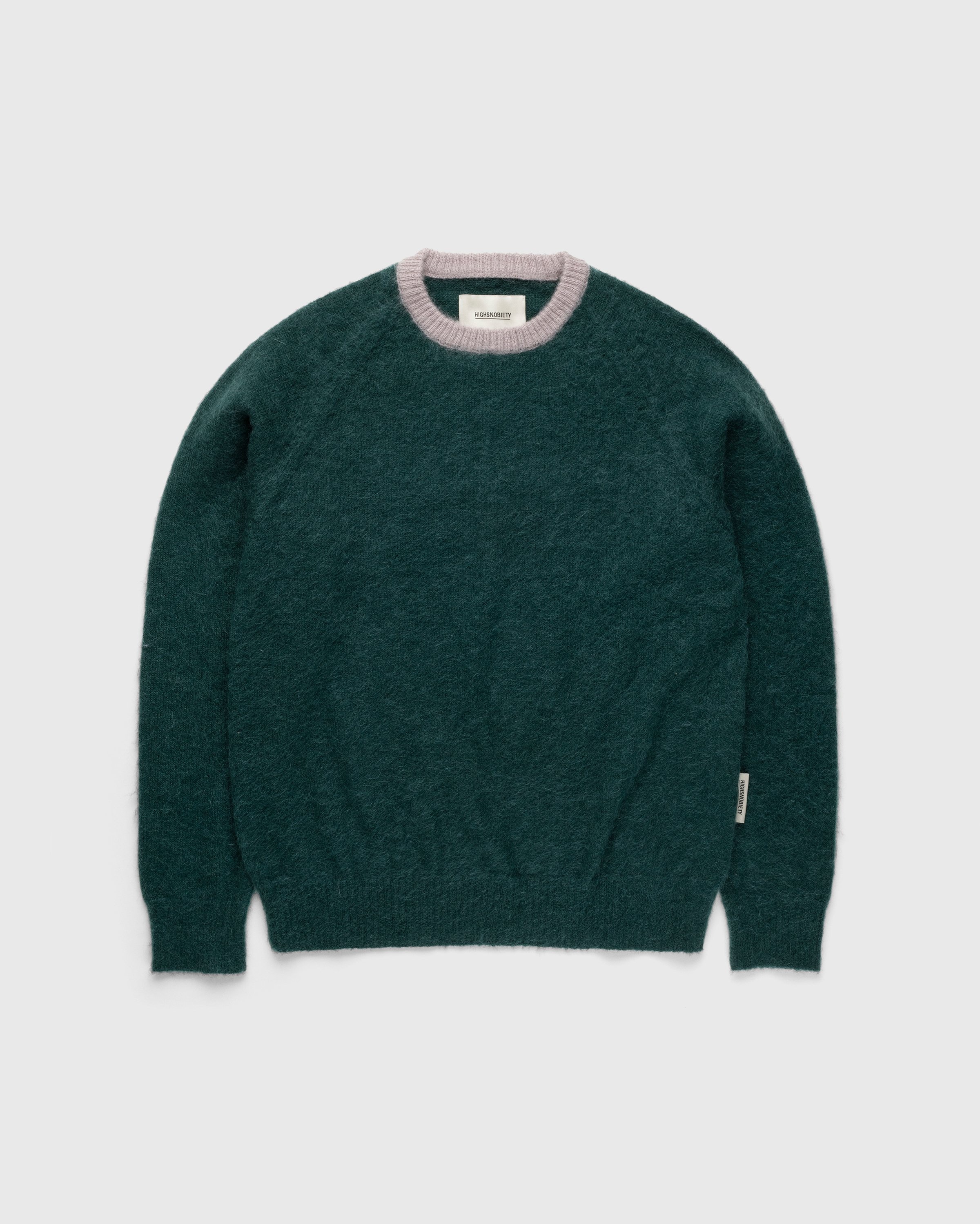 Highsnobiety – Alpaca Sweater Green Kids - Crewnecks - Green - Image 1