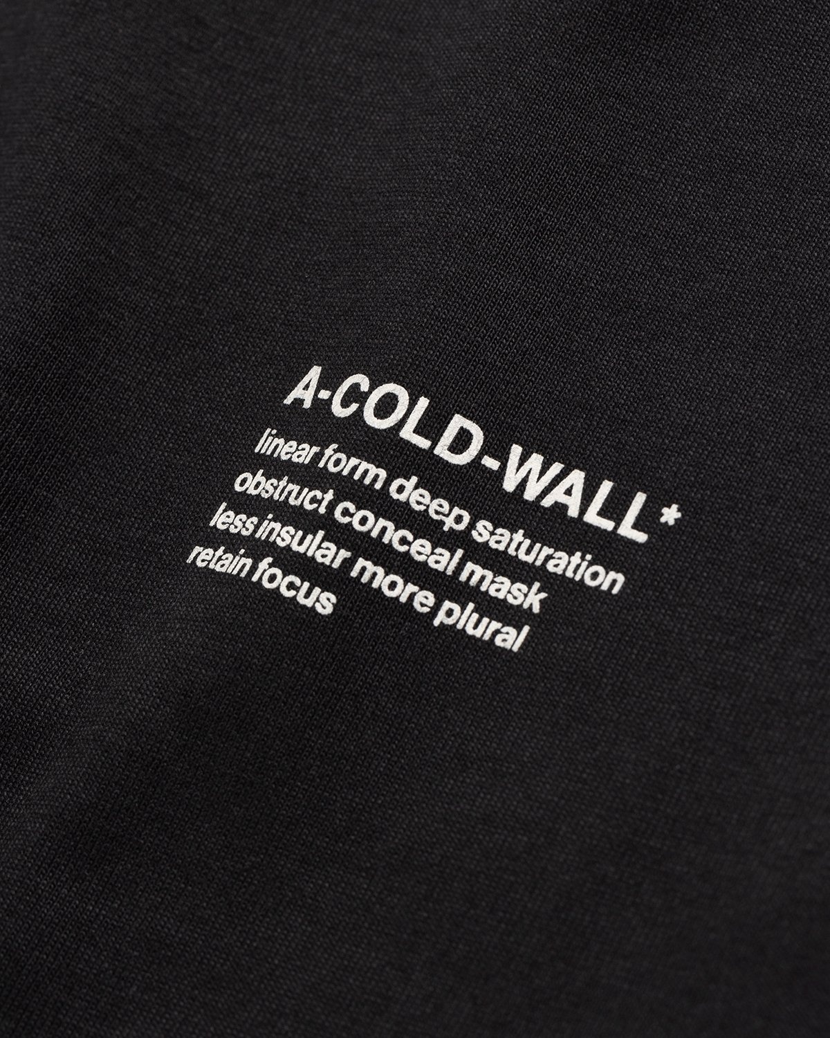A-Cold-Wall* – Prose T-Shirt Black - Tops - Black - Image 6
