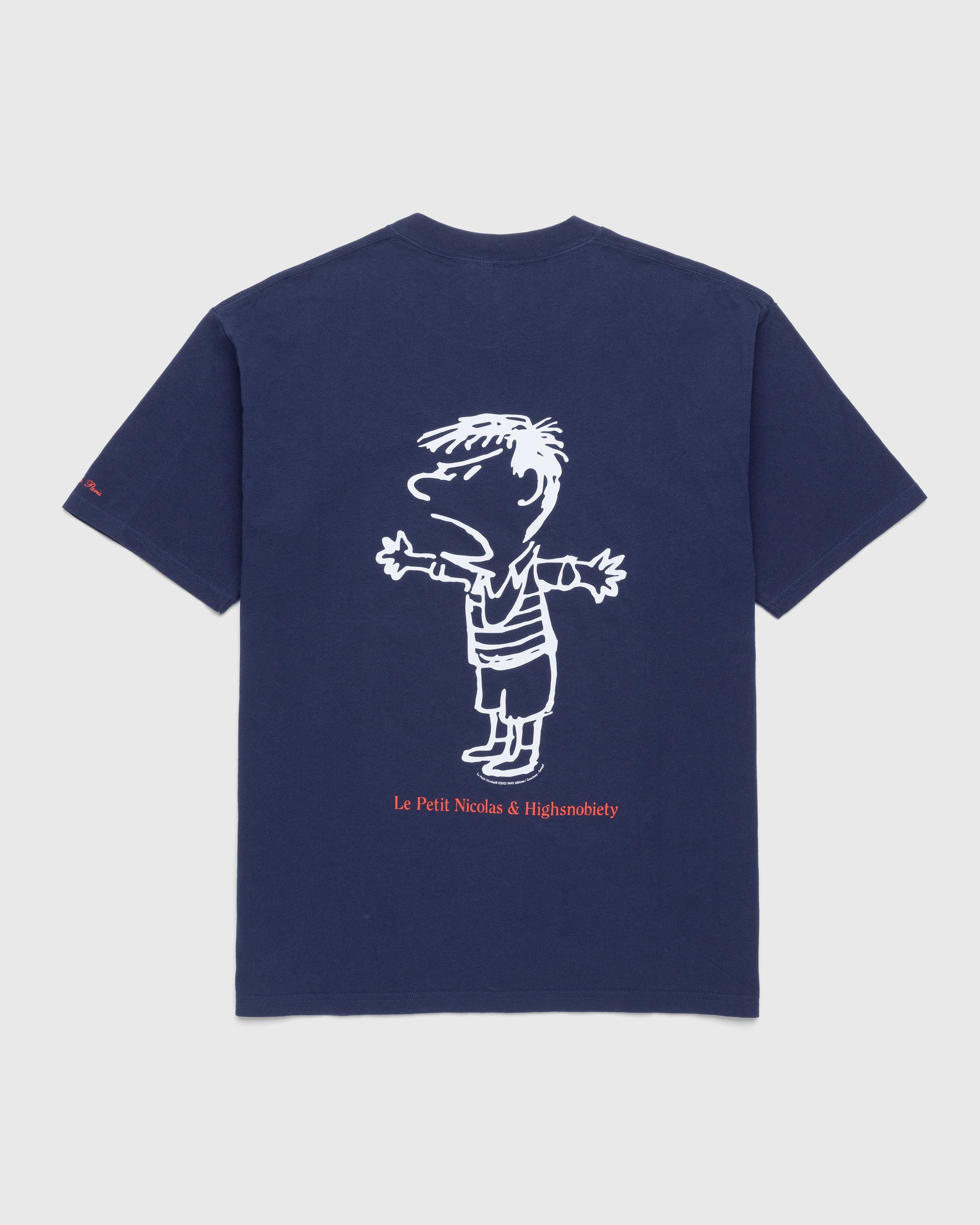 Le Petit Nicolas x Highsnobiety T Shirt Navy Blue Highsnobiety