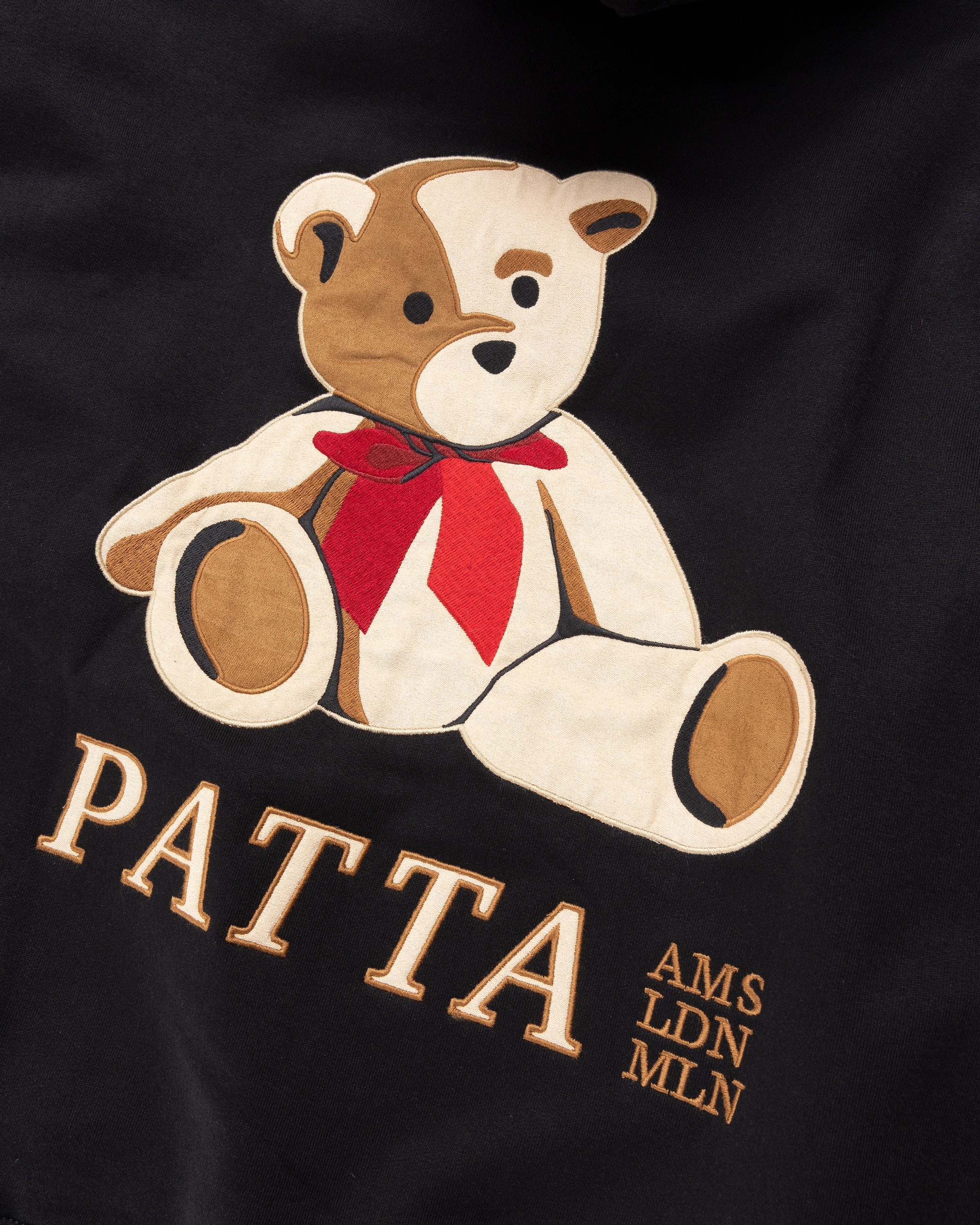 Patta – Teddy Bear Hoodie Black - Hoodies - Black - Image 5