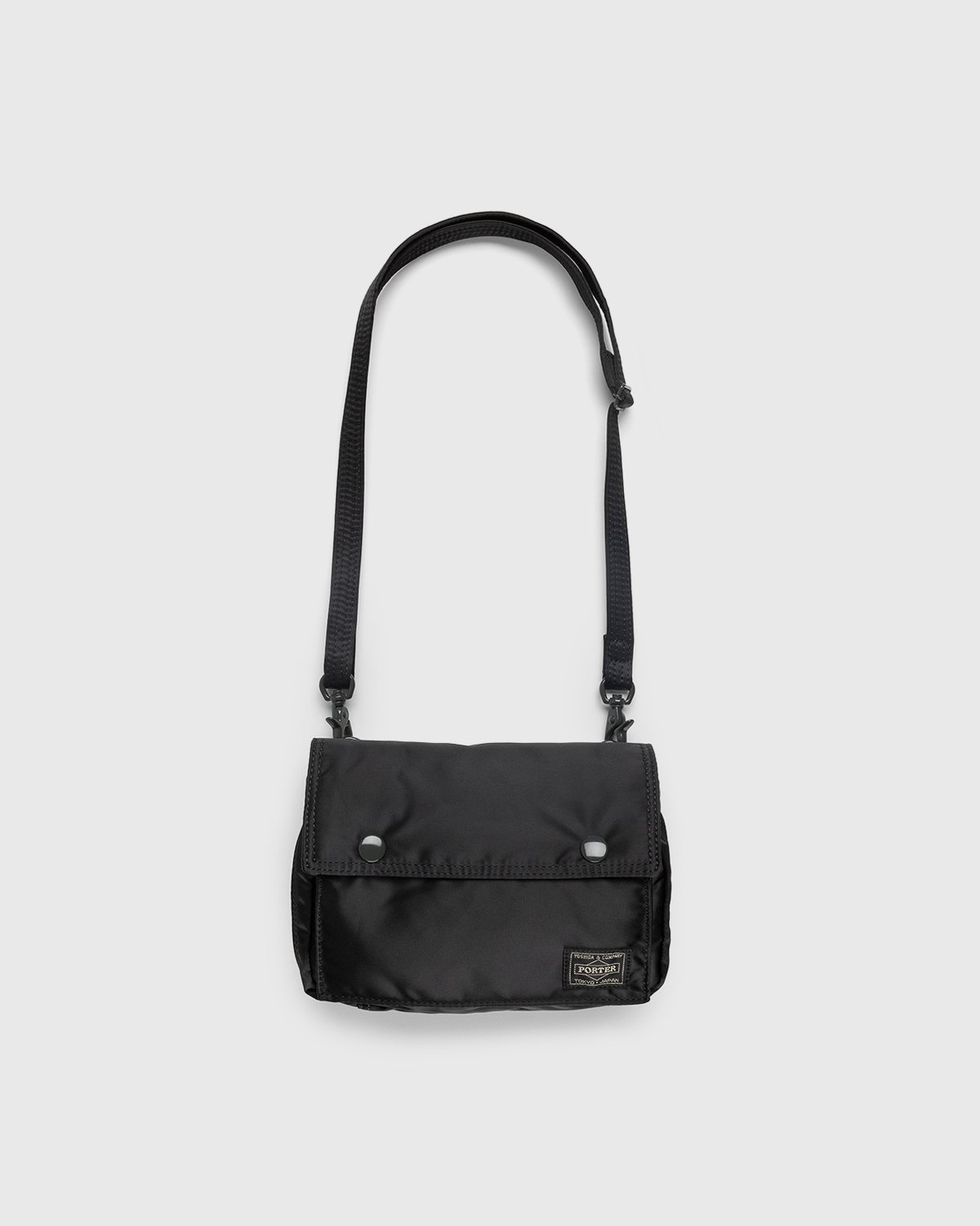 TANKER Clip Shoulder Bag Black by Porter Yoshida & Co