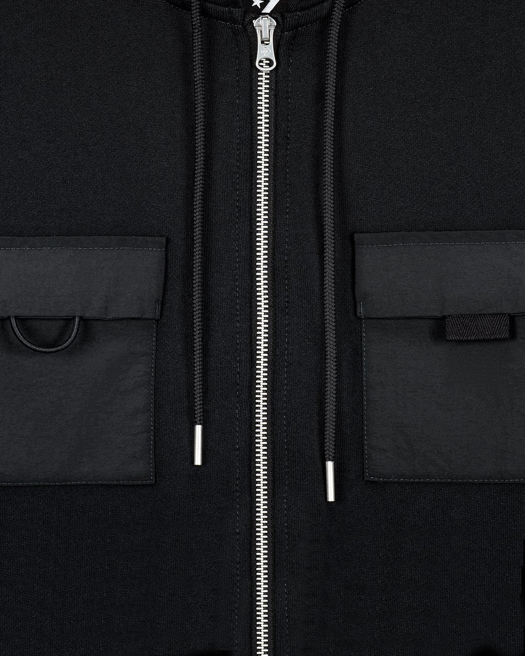 Converse x Joshua Vides – Utility Full Zip Hoodie Black - Sweats - Black - Image 3