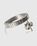 Maison Margiela – Number Logo Hoop Earring Silver - Jewelry - Silver - Image 3