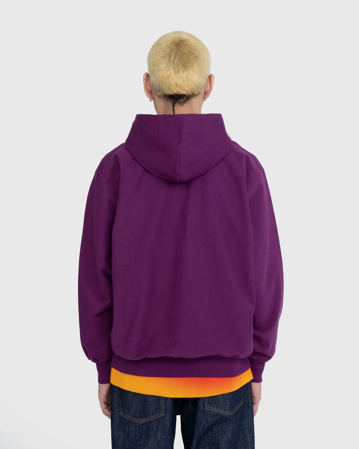 Auralee – Super Milled Sweat Pullover Hoodie Purple