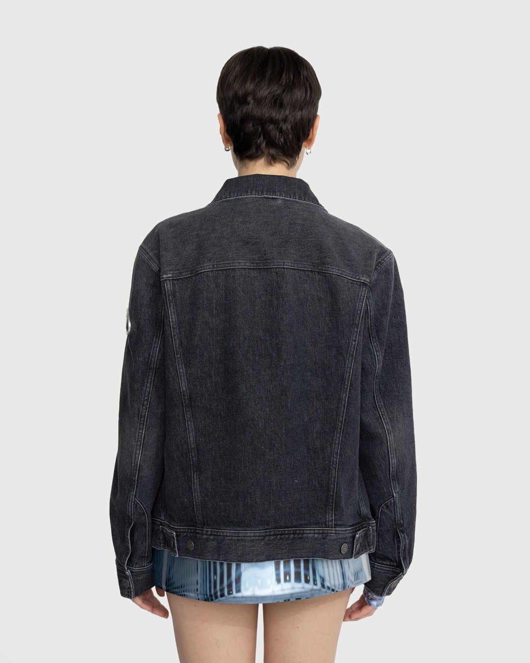 Diesel – D-Barcy Trucker Jacket - Outerwear - Blue - Image 3