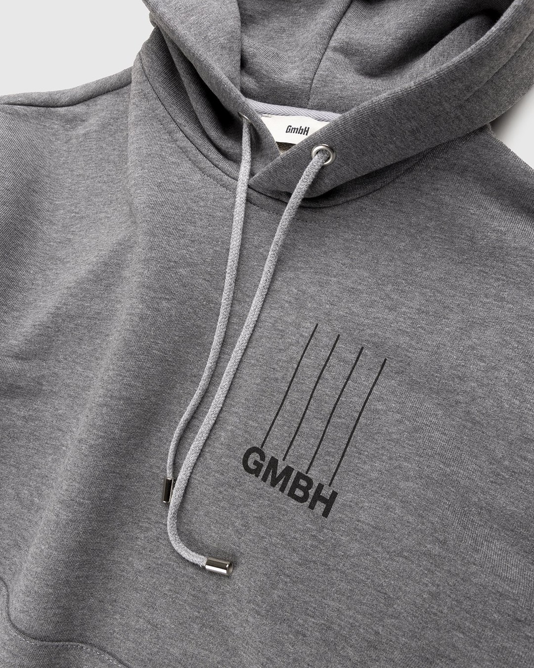 GmbH – Logo Hoodie Grey - Sweats - Grey - Image 4
