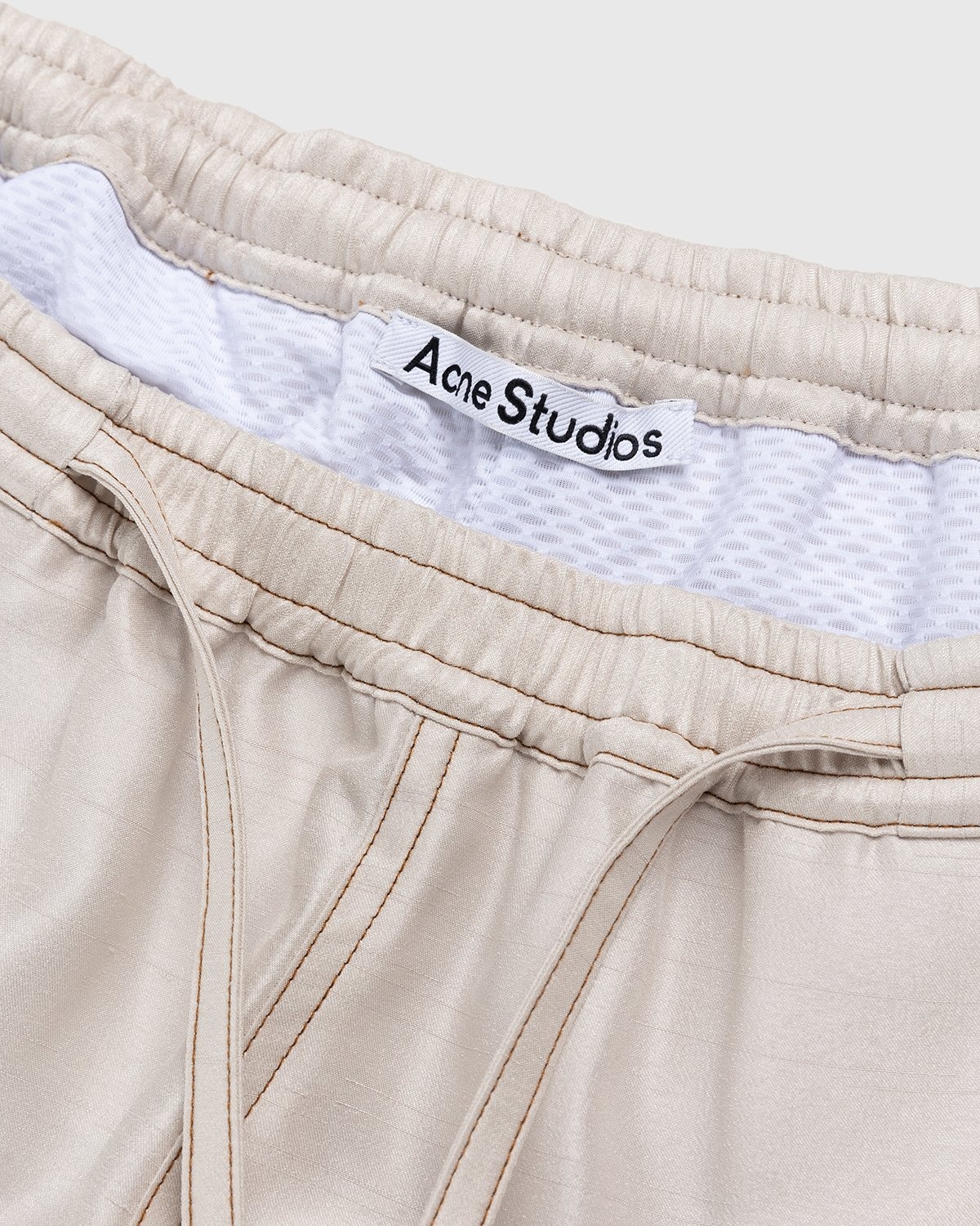 Acne Studios – Drawstring Shorts Light Beige - Shorts - Beige - Image 6