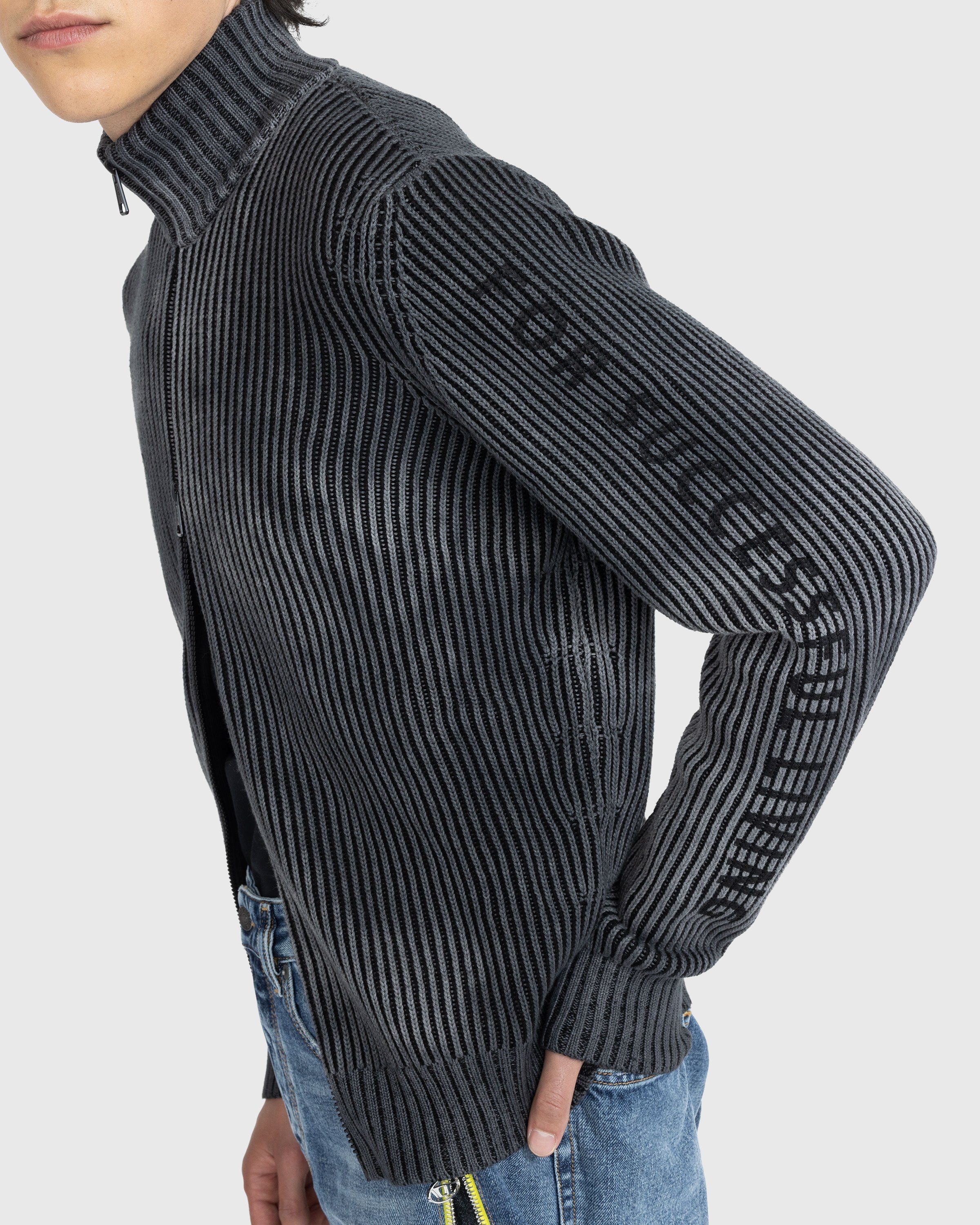 Diesel – K-Aloni Cardigan Black - Knitwear - Black - Image 4