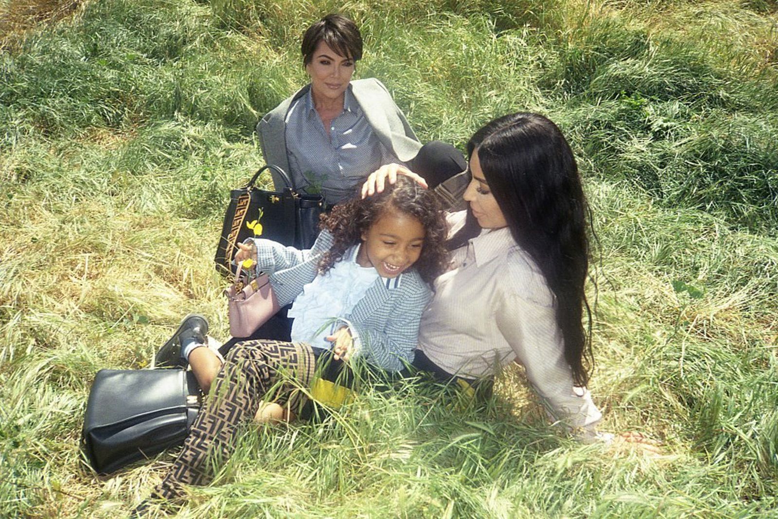 north west fendi campaign kim kardashian kris jenner Kim Kardashian West adidas by Stella McCartney byredo
