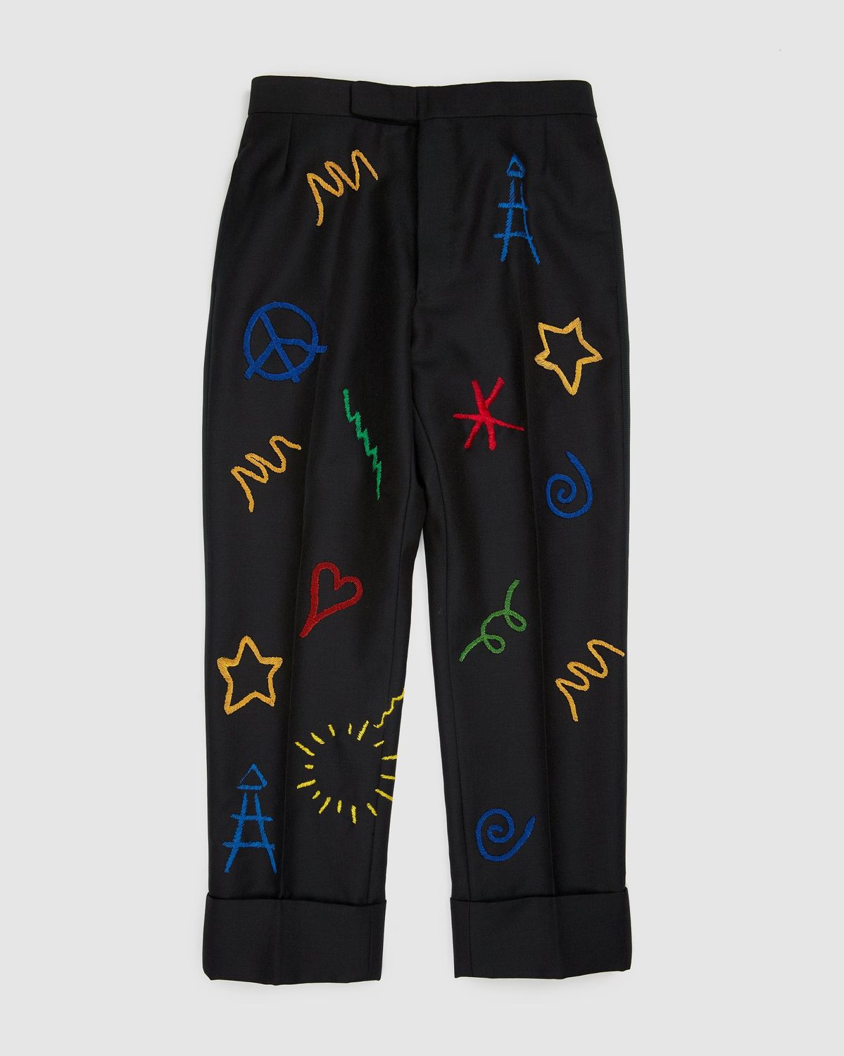 Colette Mon Amour x Thom Browne – Black Embroidered Tux Suit - Suits - Grey - Image 5