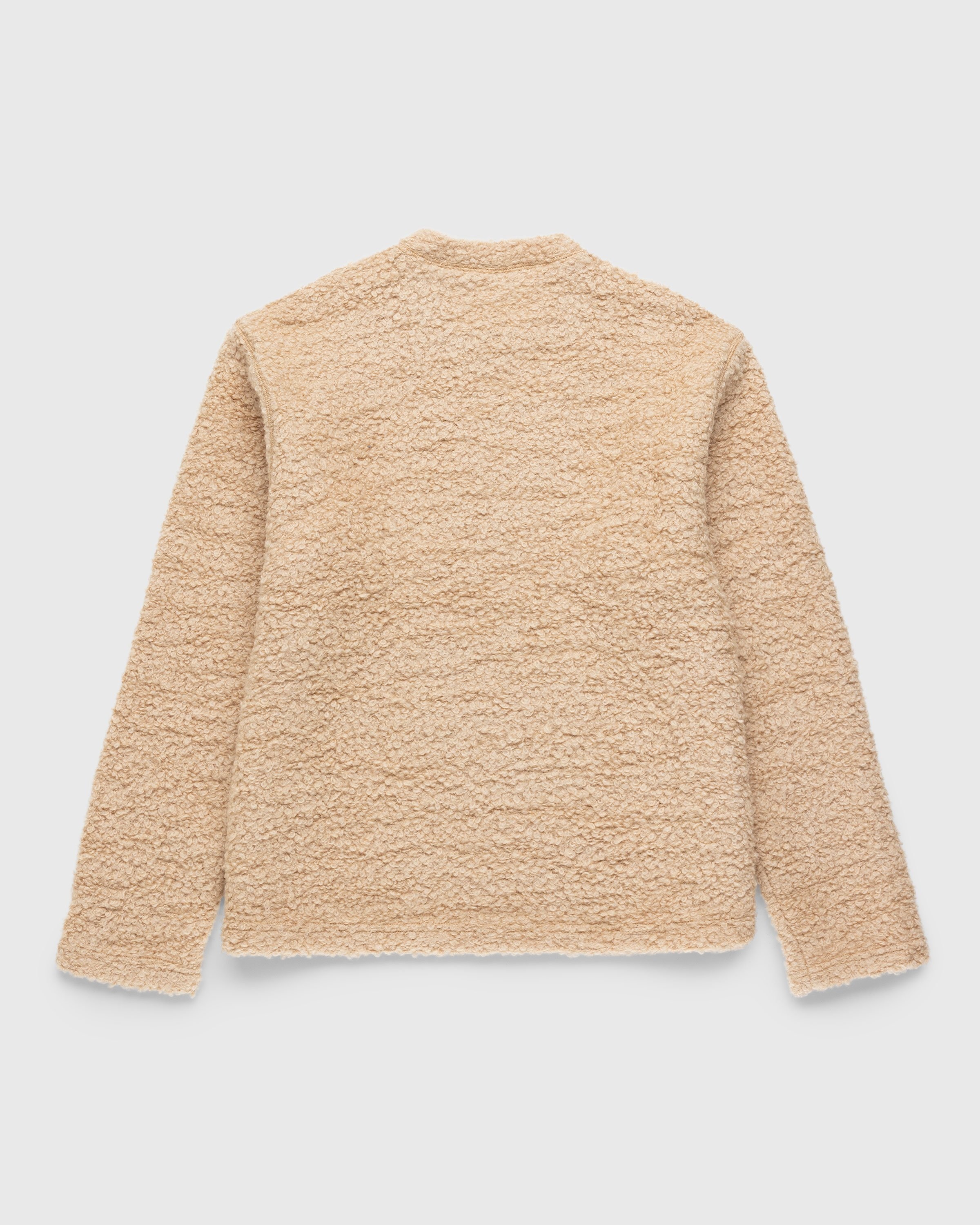Highsnobiety HS05 – Wool Blend Inlaid Knit Crew Brown - Knitwear - Brown - Image 2