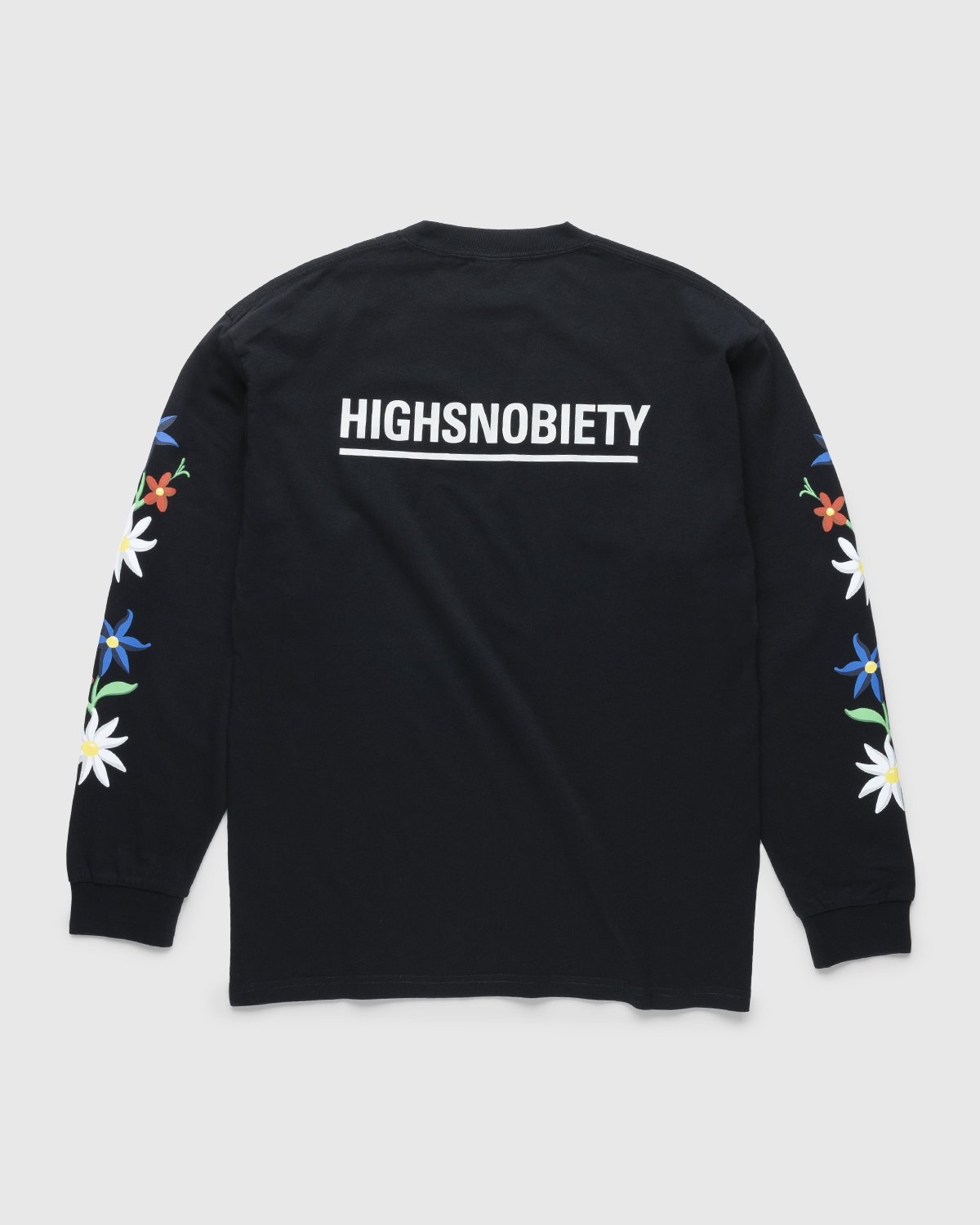 Highsnobiety – GATEZERO Alpine Flowers Longsleeve Black - Longsleeves - Black - Image 2