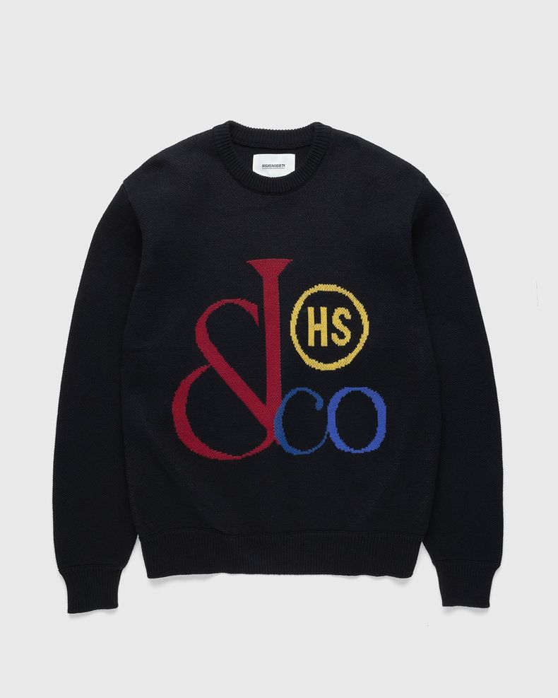Jacob & Co. x Highsnobiety – Logo Knit Sweater Black