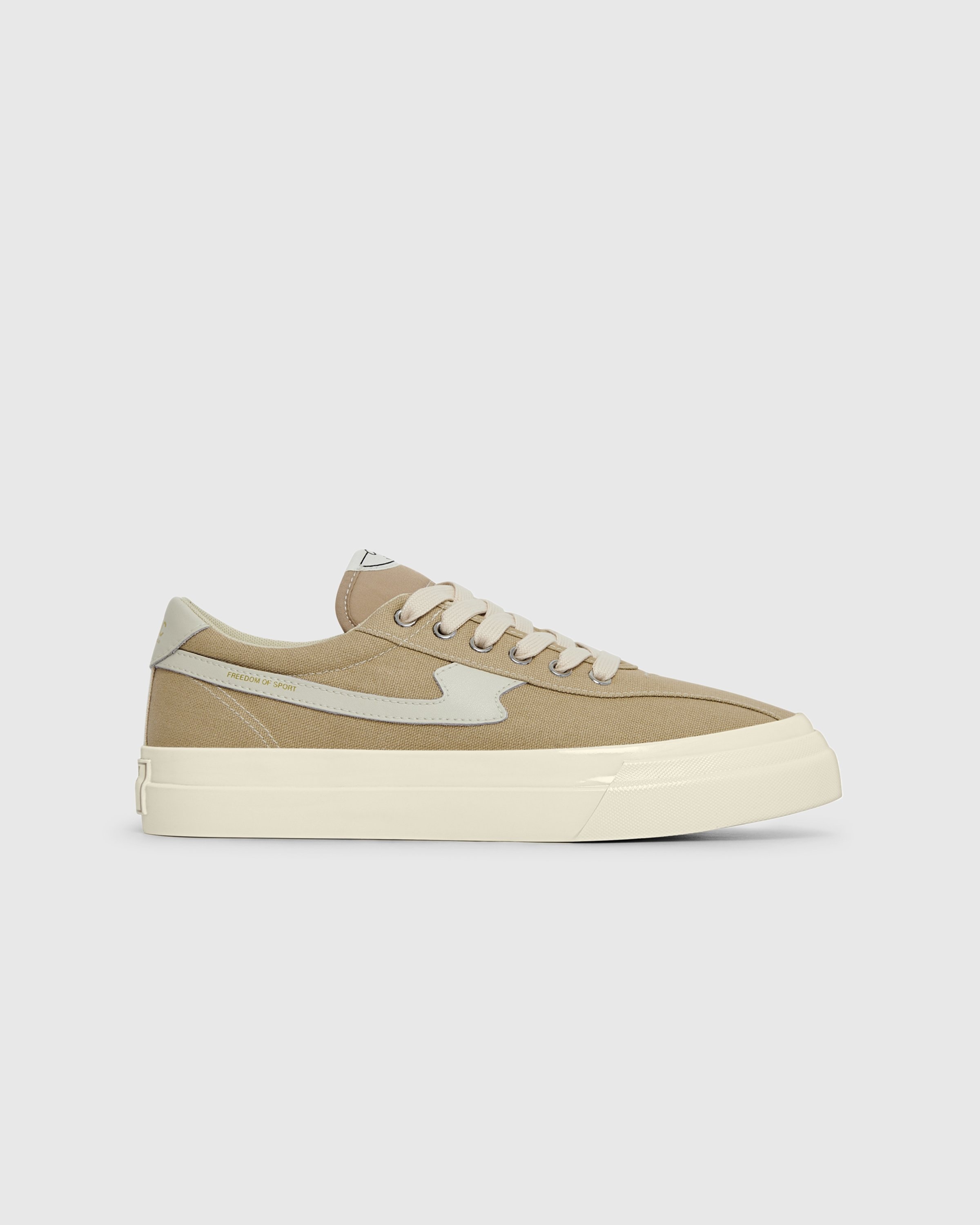 Stepney Workers Club – Dellow S-Strike Canvas Ecru - Sneakers - Red - Image 1