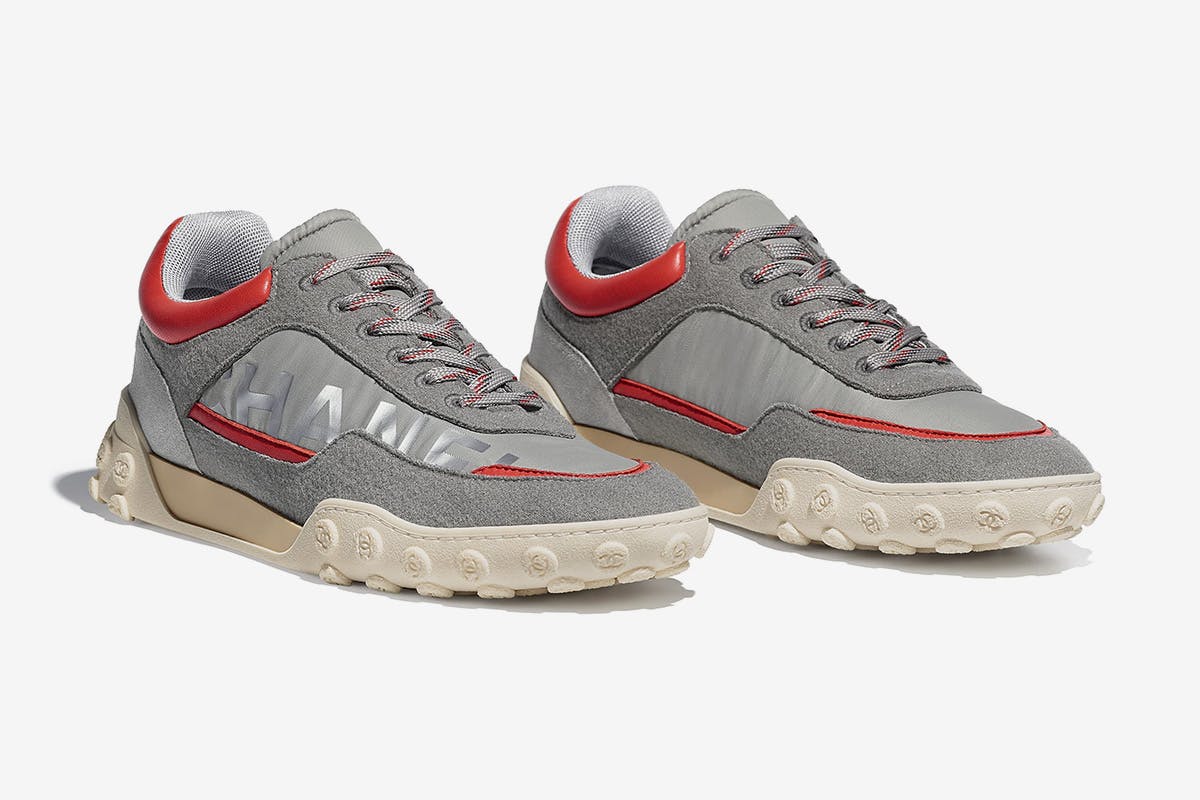 chanel nylon calfskin sneakers release date price waffle trainer